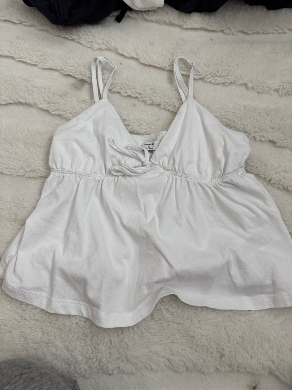 Aritzia  Lace-Up Spaghetti Strap Camisole